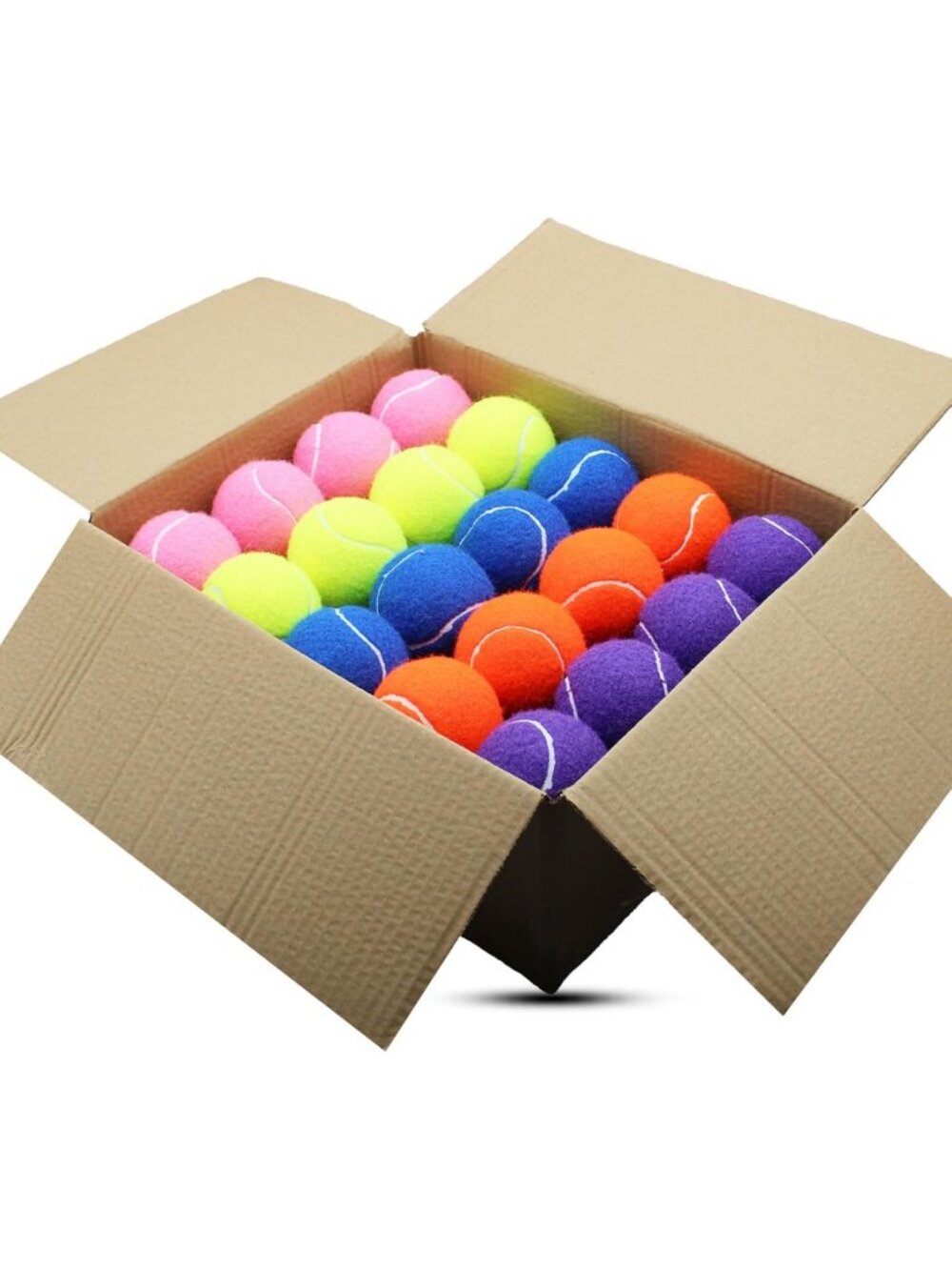 40 Pack Tennis Balls for Practice & Dogs - Durable, High-Quality, Bulk Set